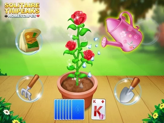 Изображение игры: Solitaire Tripeaks Homescapes
