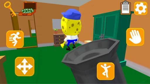 Изображение игры: Sponge Neighbor Escape 3D