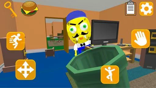 Изображение игры: Sponge Neighbor Escape 3D