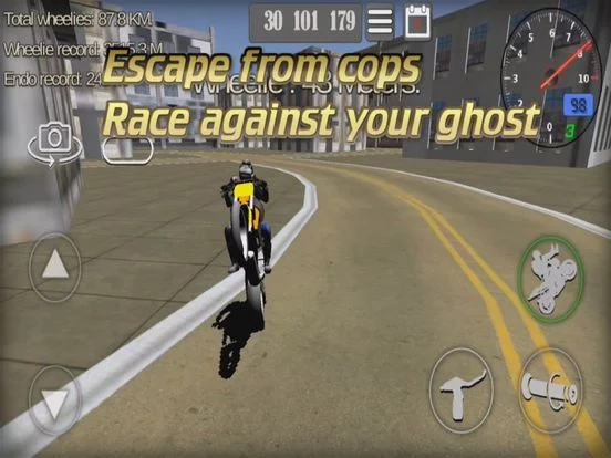 Изображение игры: Wheelie King 3D