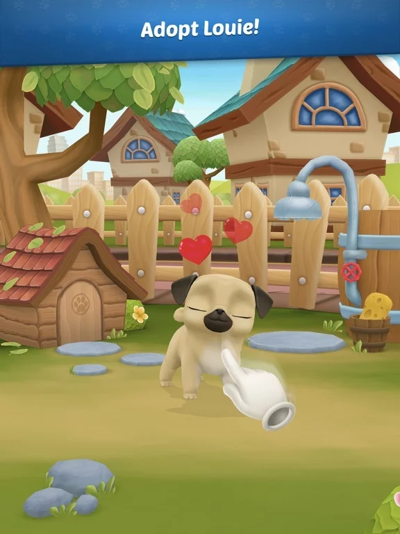 Изображение игры: My Virtual Pet Dog: Pug Louie