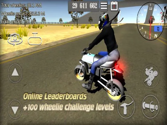 Изображение игры: Wheelie King 3D