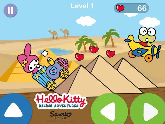 Изображение игры: Hello Kitty Racing Adventures