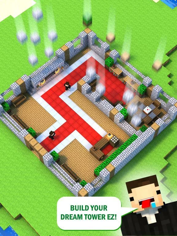 Изображение игры: Tower Craft - Idle Block Build