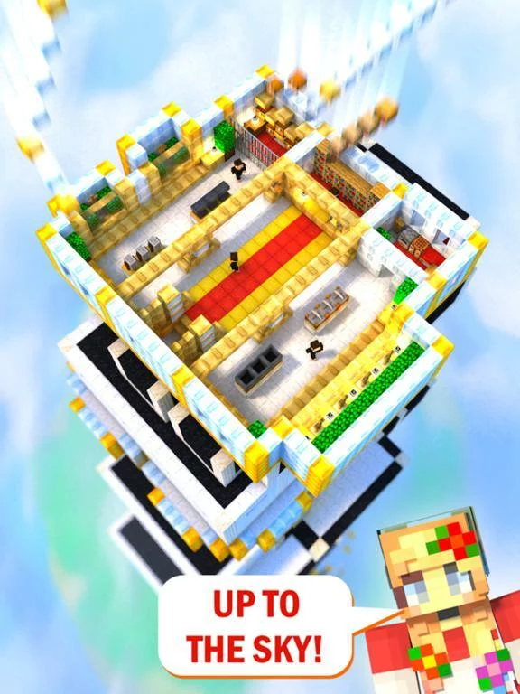 Изображение игры: Tower Craft - Idle Block Build