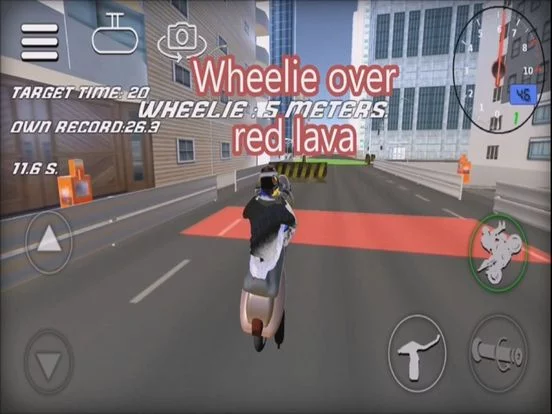 Изображение игры: Wheelie Rider 3D