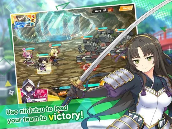 Изображение игры: Moe! Ninja Girls RPG: SHINOBI