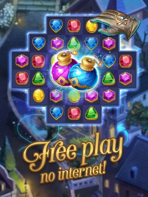 Изображение игры: Jewel Mystery - Match 3 Game