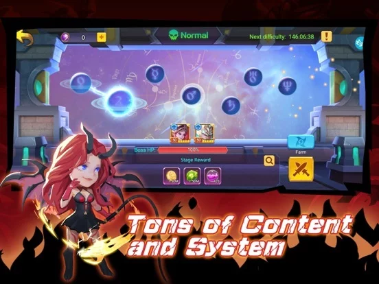 Изображение игры: Tap Heroes: Clicker War