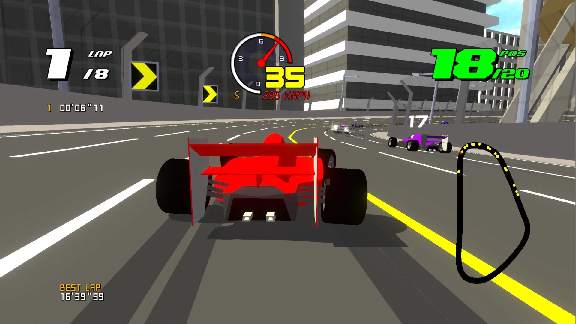 Изображение игры: Formula Retro Racing