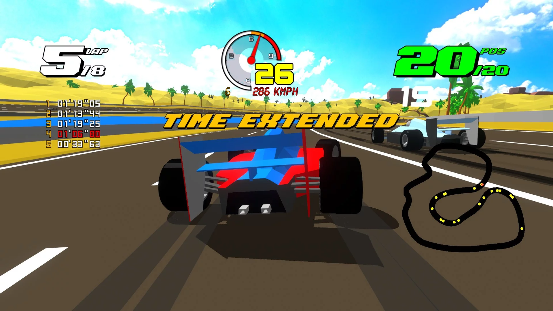 Изображение игры: Formula Retro Racing