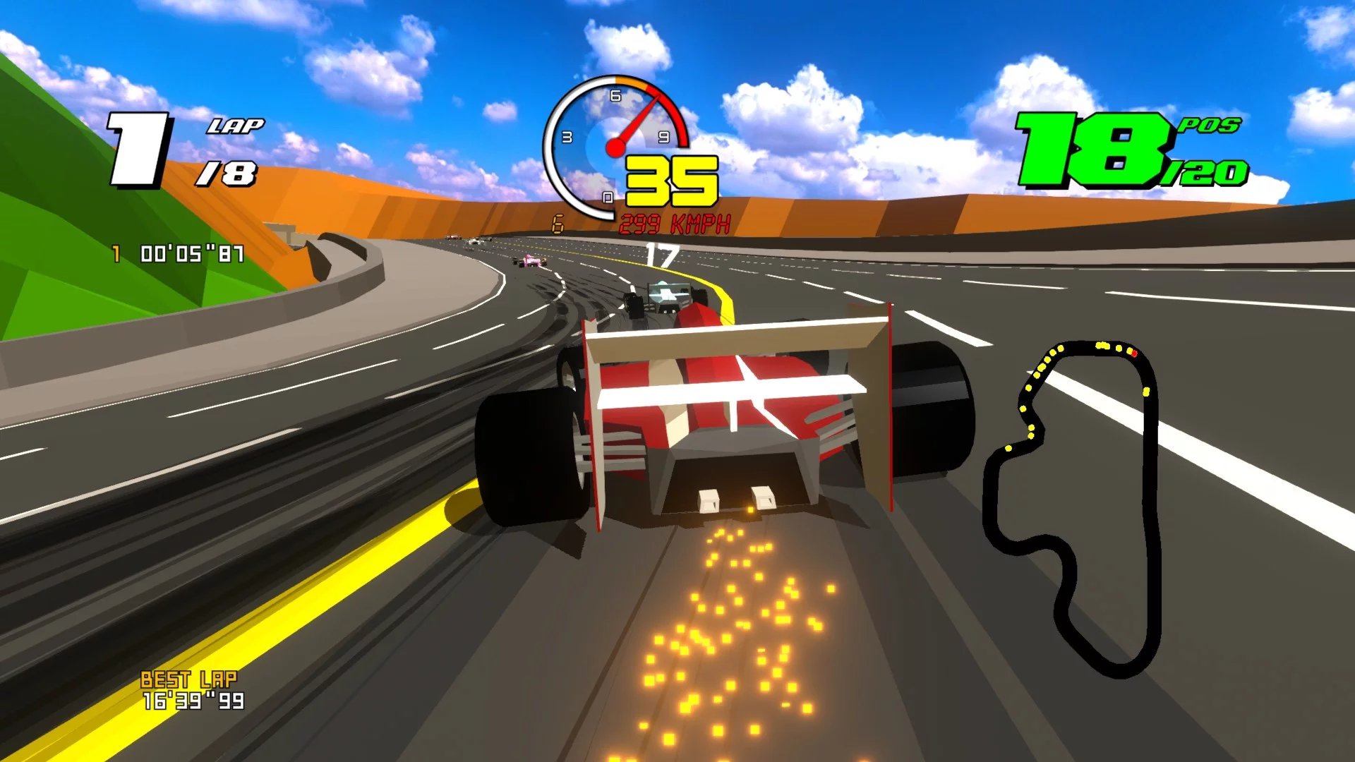 Изображение игры: Formula Retro Racing