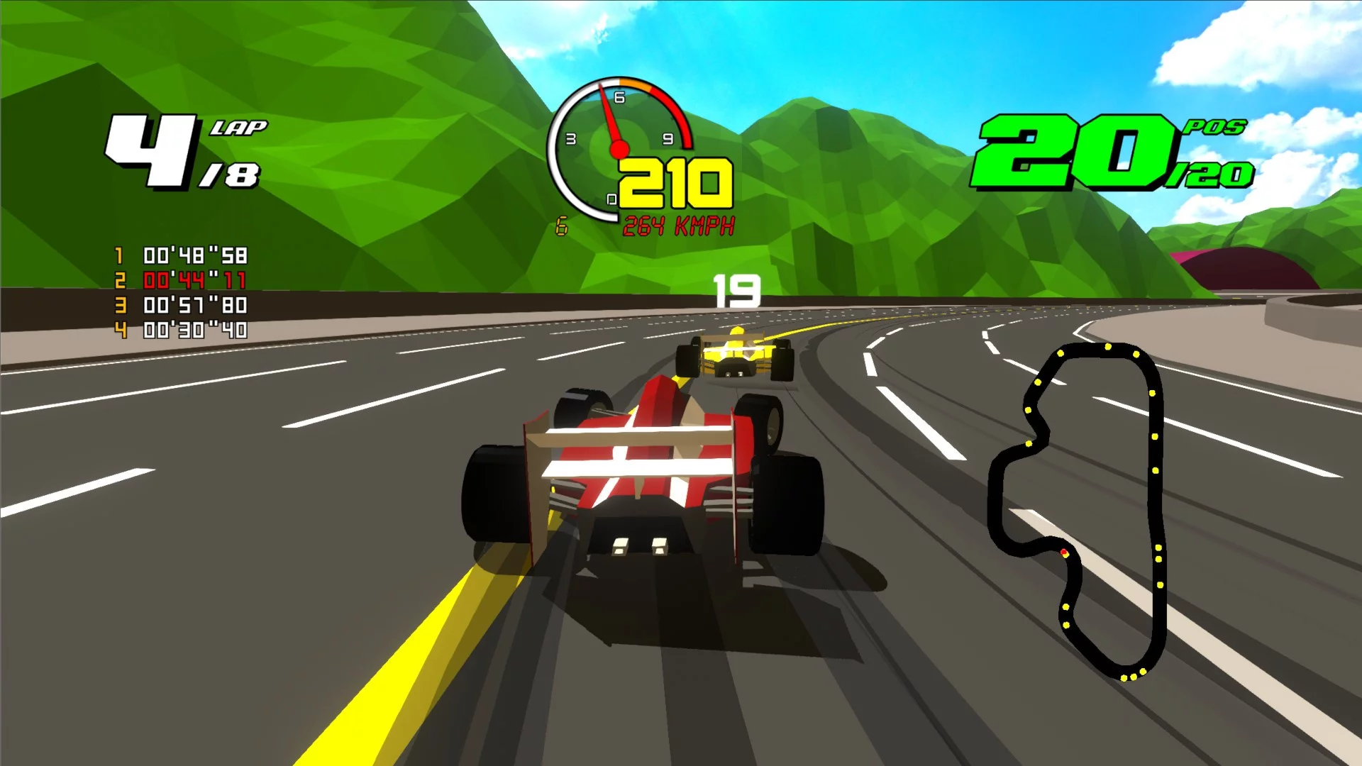 Изображение игры: Formula Retro Racing