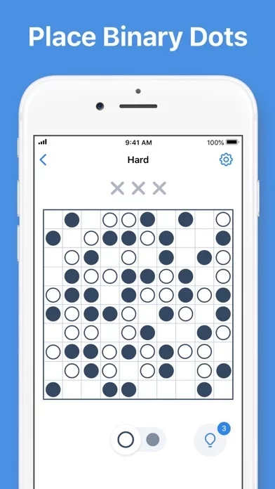 Изображение игры: Binary Dots - Logic Puzzles