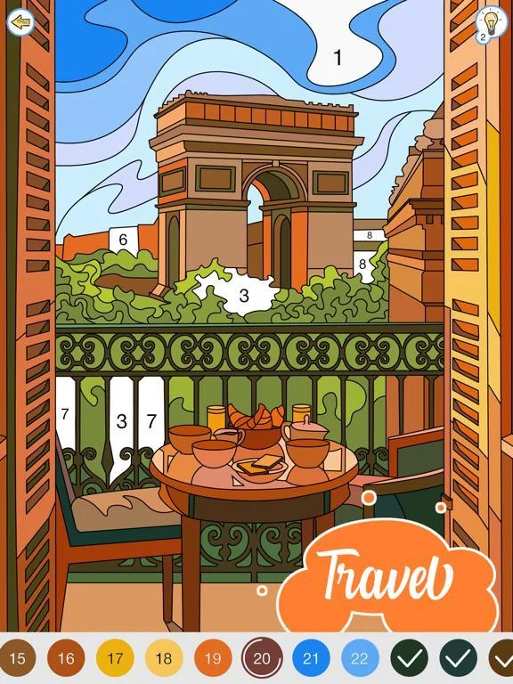 Изображение игры: Happy Canvas Color by Number