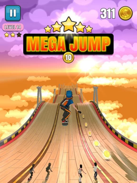 Изображение игры: MegaJump Skater