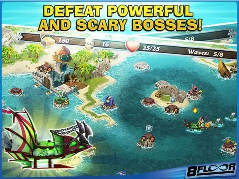 Изображение игры: Fort Defenders 7 seas HD