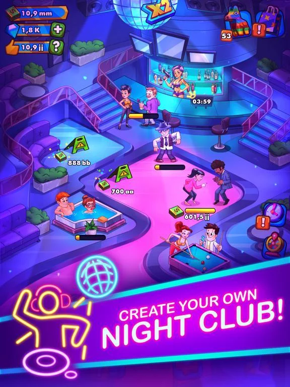 Изображение игры: Party Clicker — Idle Tycoon