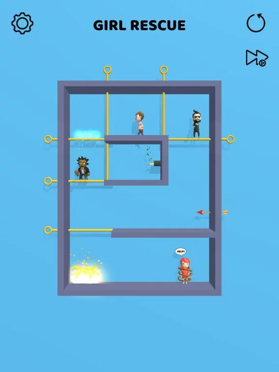 Изображение игры: Pin Rescue
