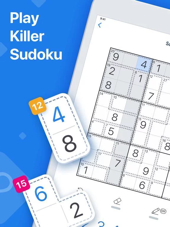Изображение игры: Killer Sudoku by Sudoku.com