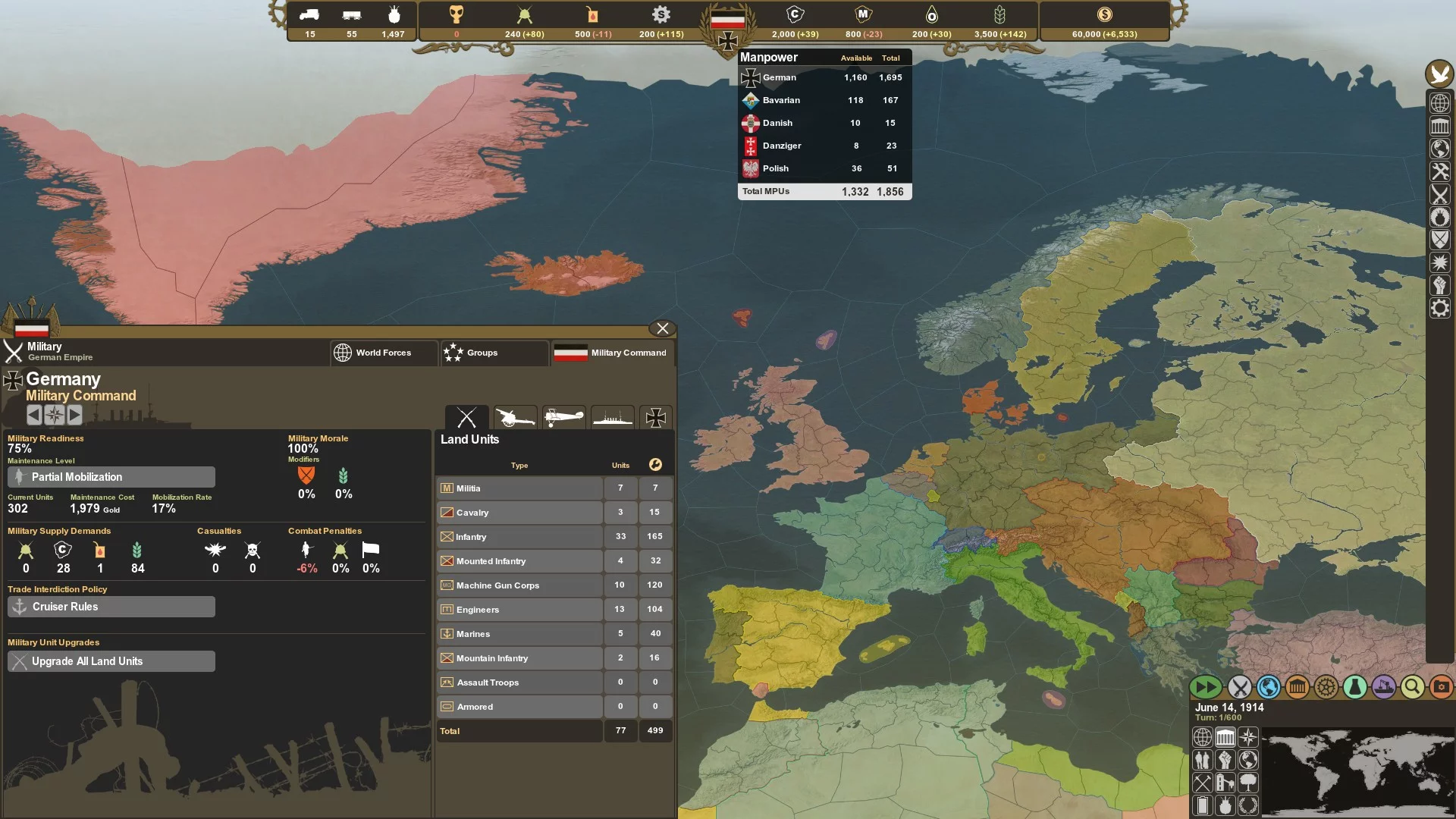 Изображение игры: Making History: The First World War