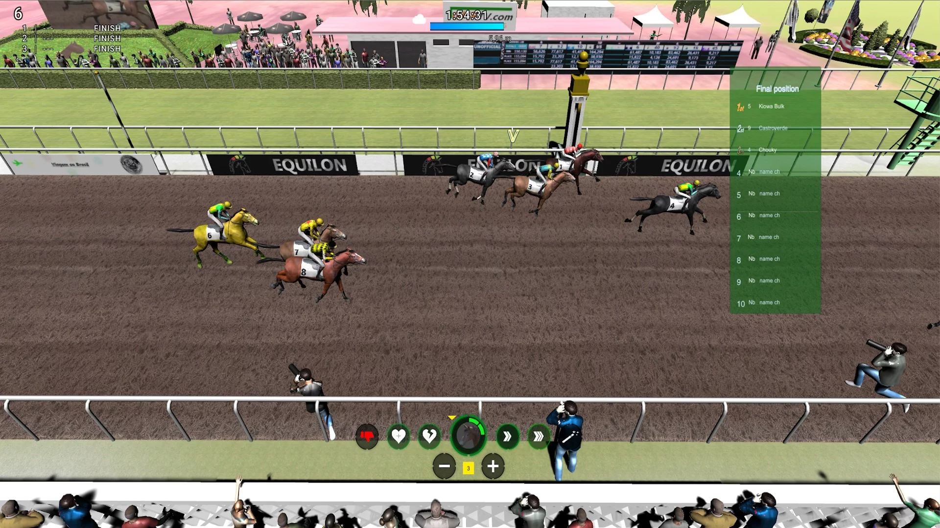 Изображение игры: Glory Horse Racing
