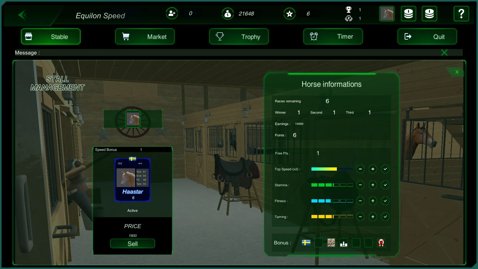 Изображение игры: Glory Horse Racing