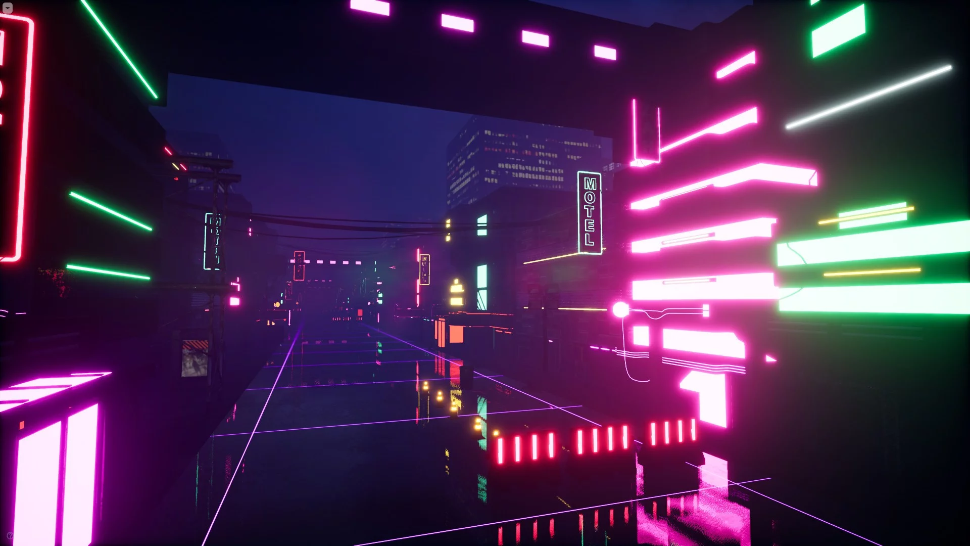Изображение игры: Rhythmic Retro Racer
