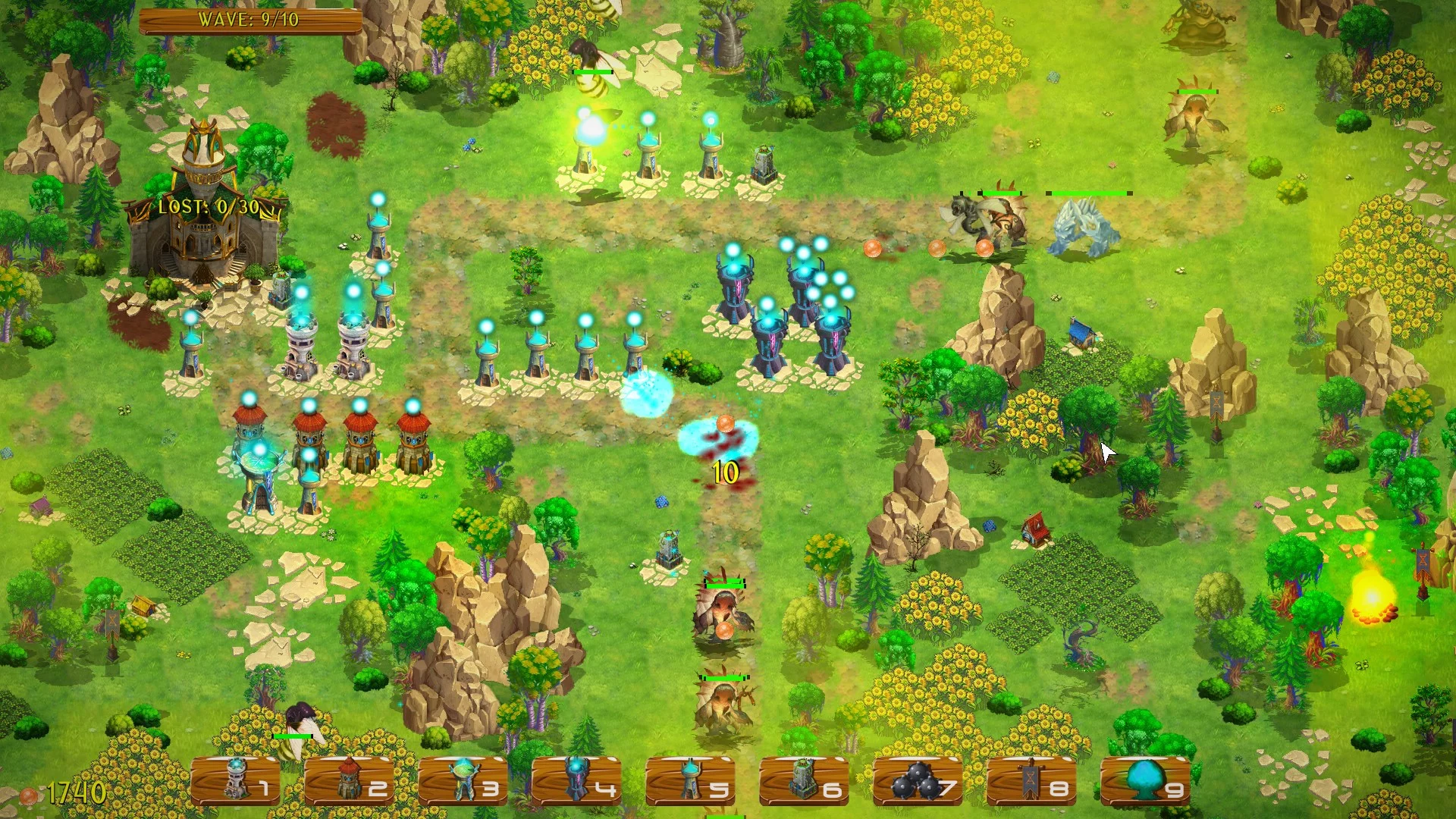 Изображение игры: Defense high