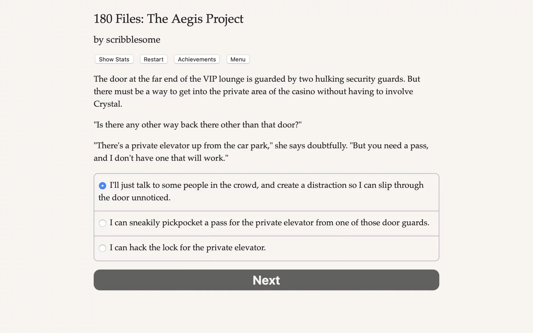 Изображение игры: 180 Files: The Aegis Project