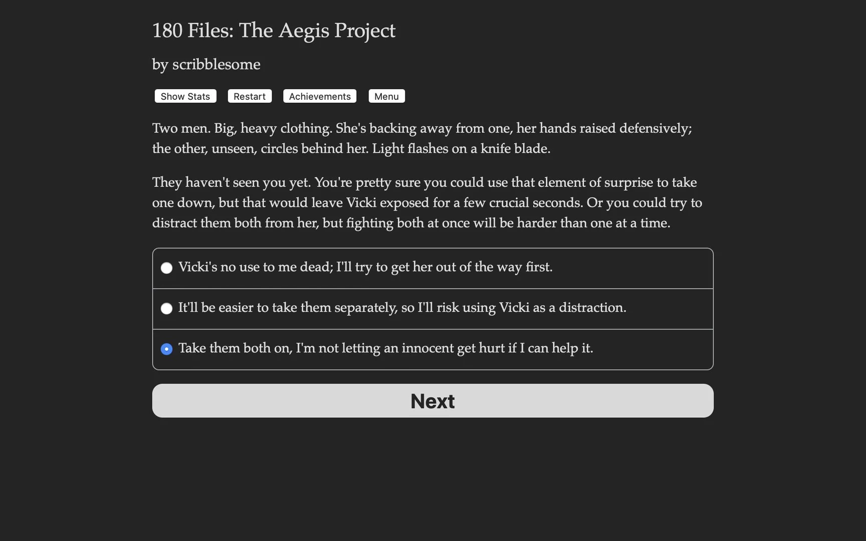 Изображение игры: 180 Files: The Aegis Project