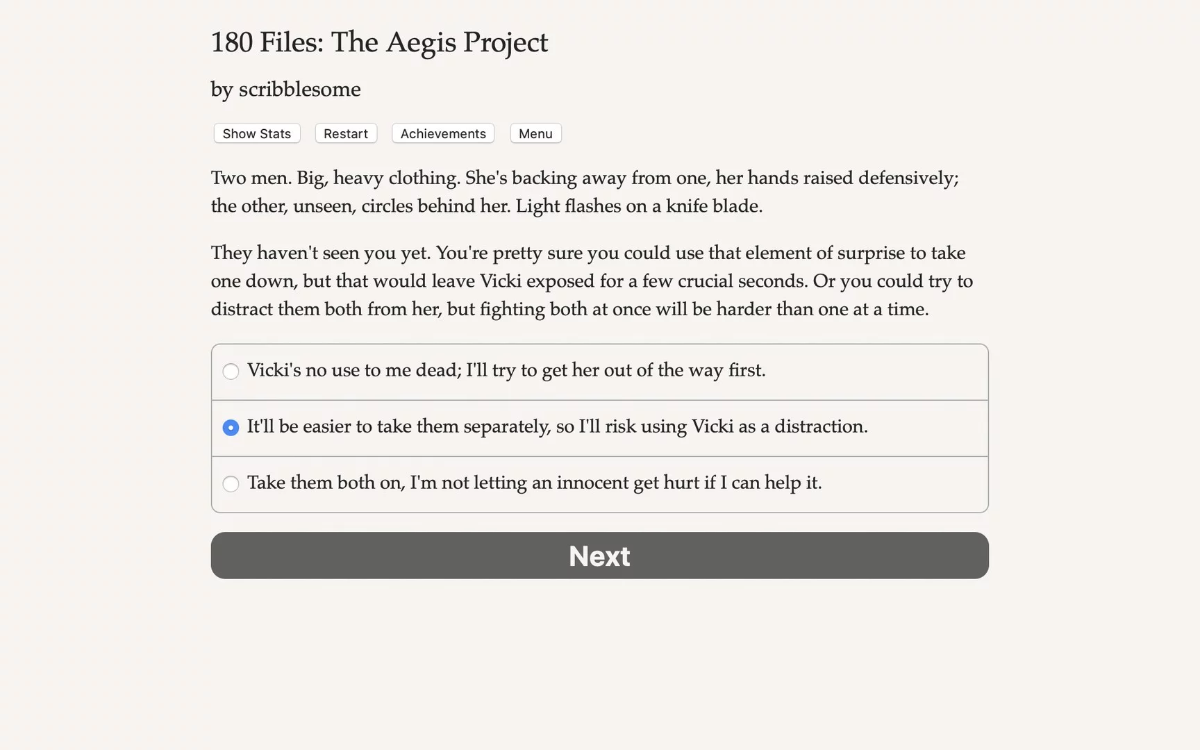 Изображение игры: 180 Files: The Aegis Project