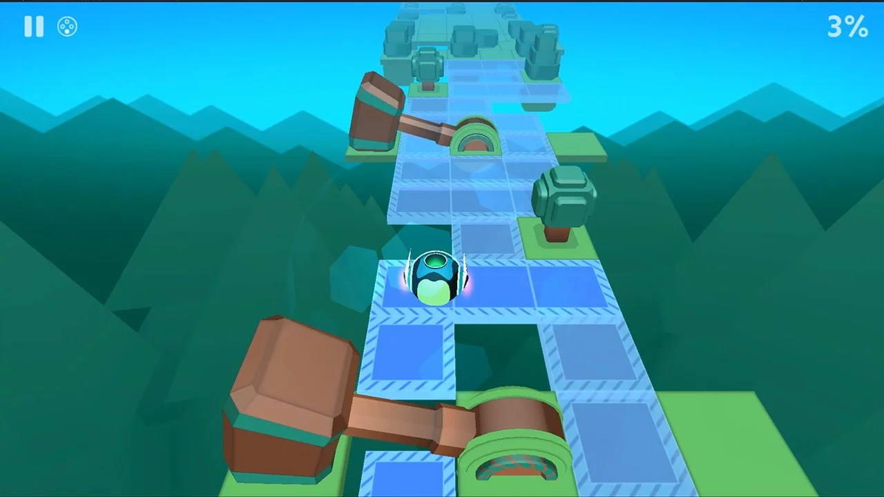 Изображение игры: RollingSky