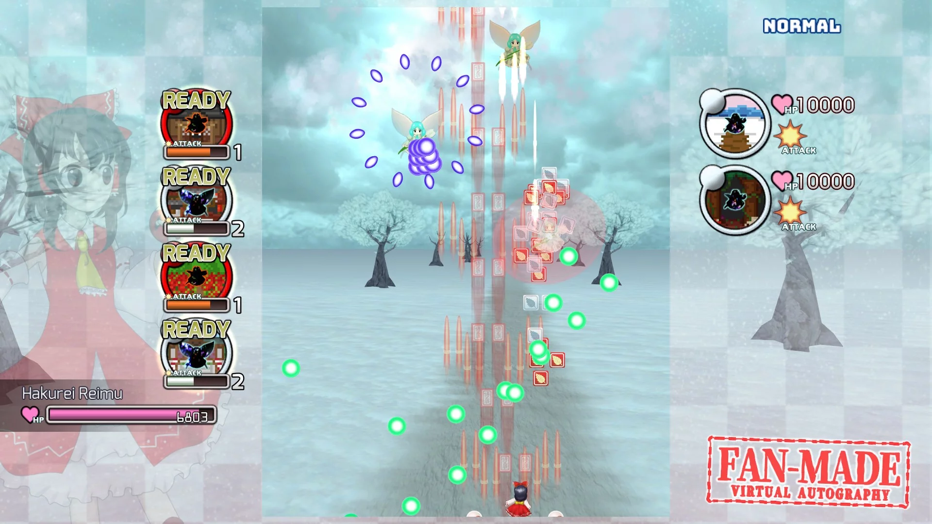 Изображение игры: Touhou Fan-made Virtual Autography