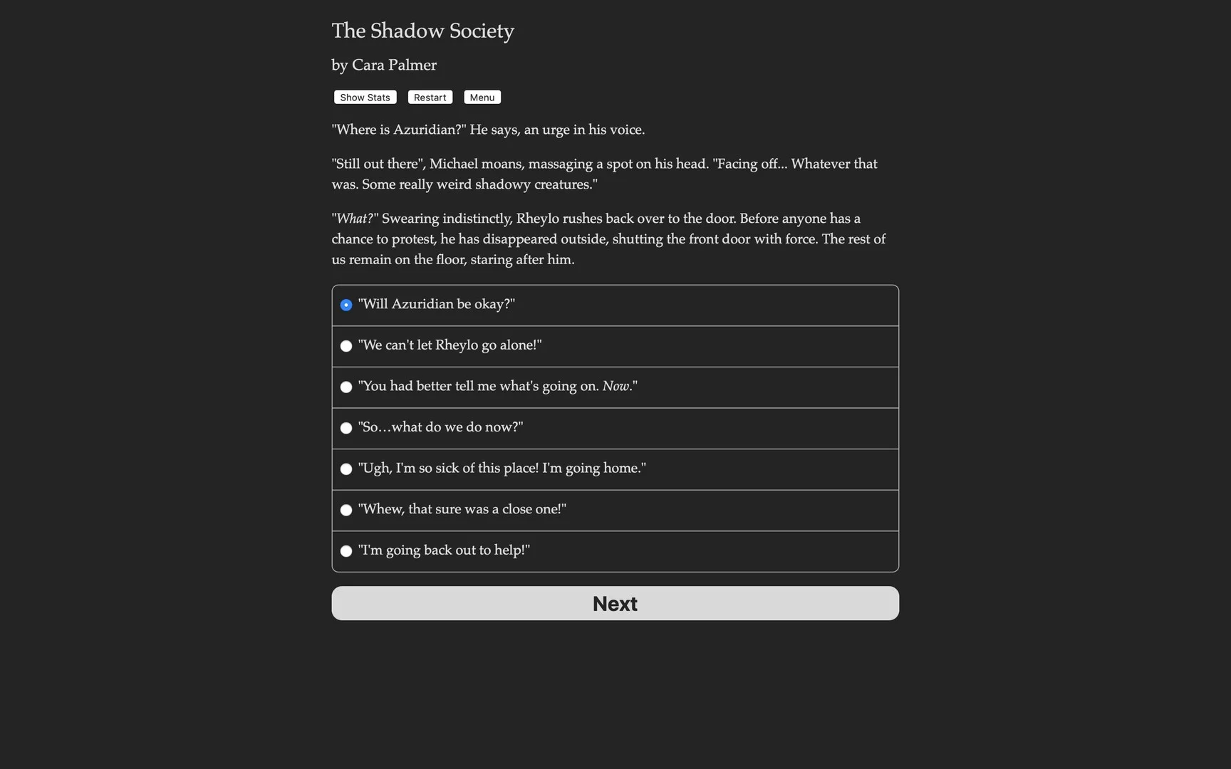 Изображение игры: The Shadow Society