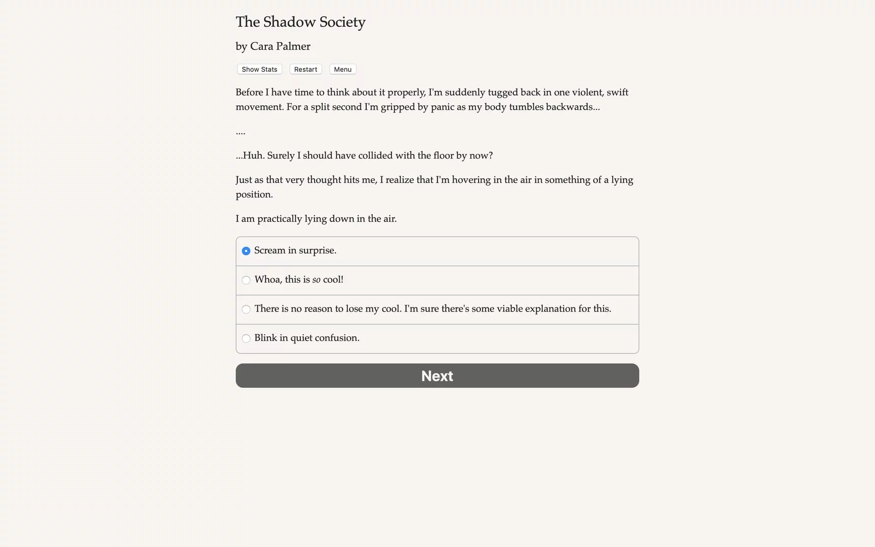 Изображение игры: The Shadow Society