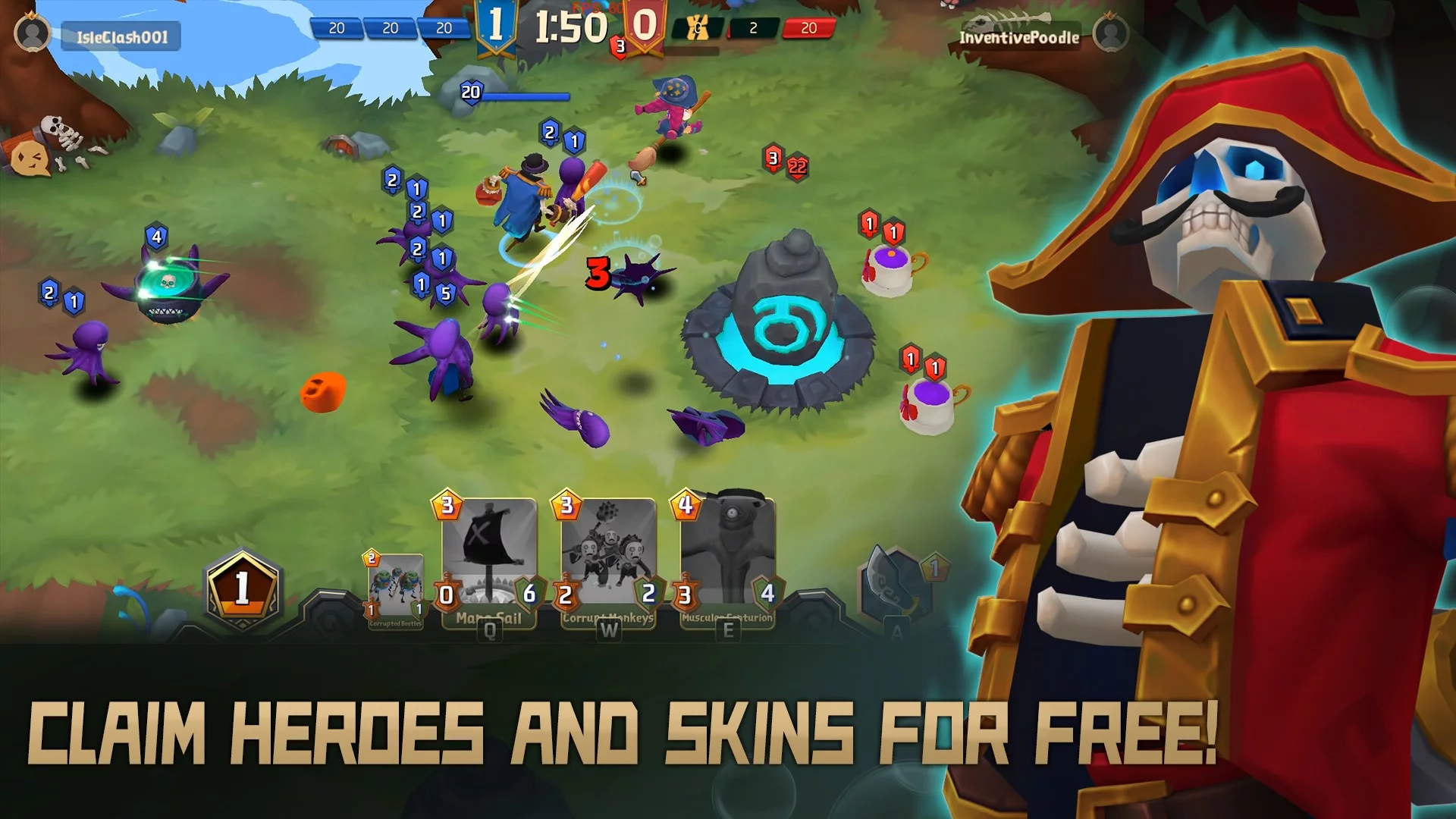 Изображение игры: Isle Clash