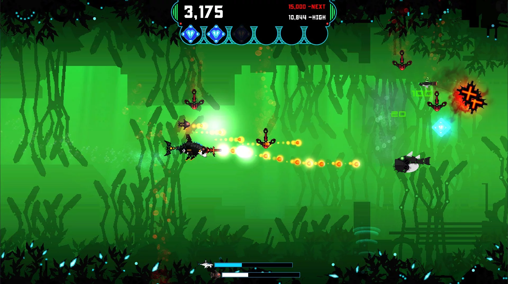 Изображение игры: Roboshark Rampage