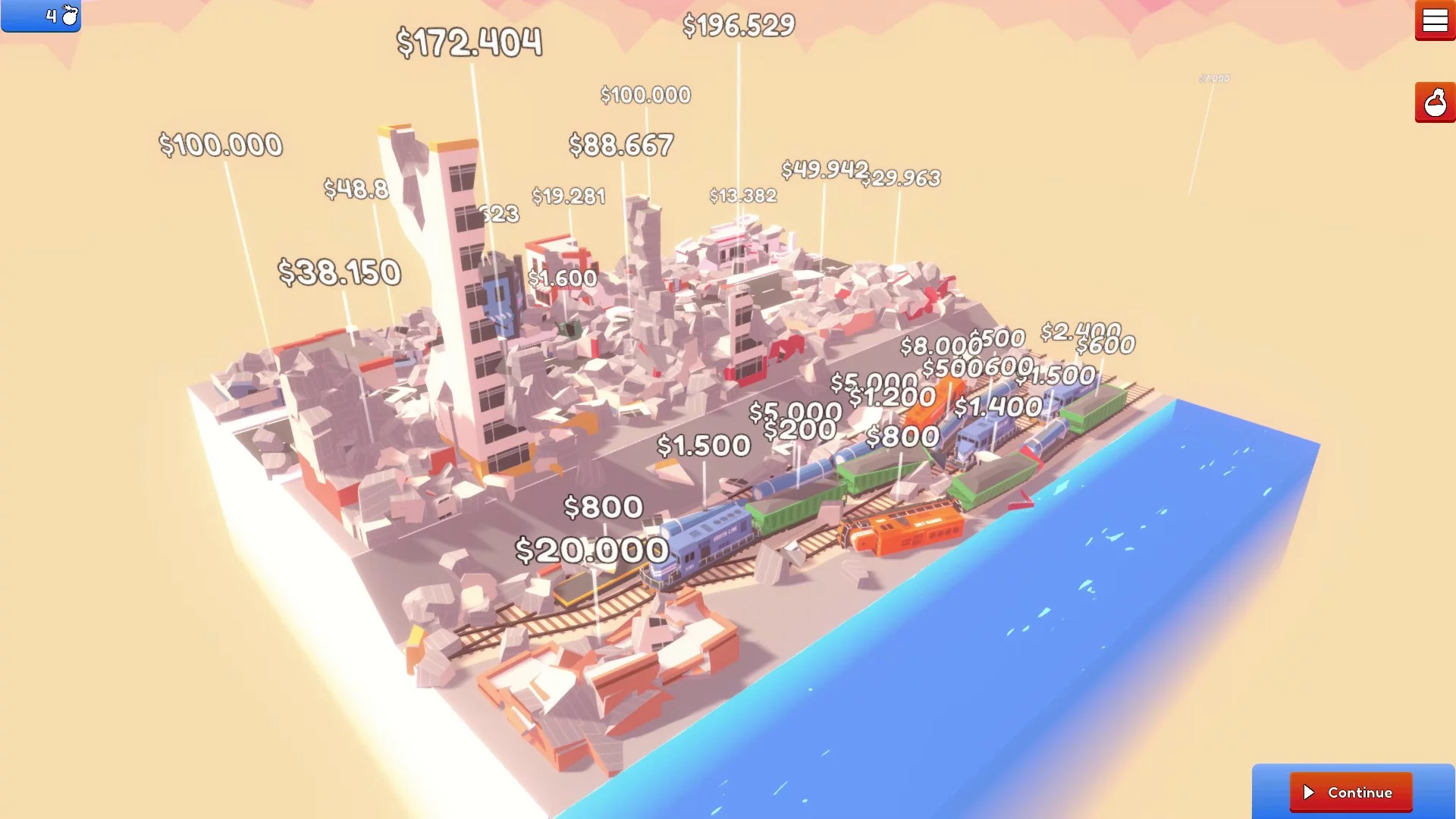 Изображение игры: City Destructor