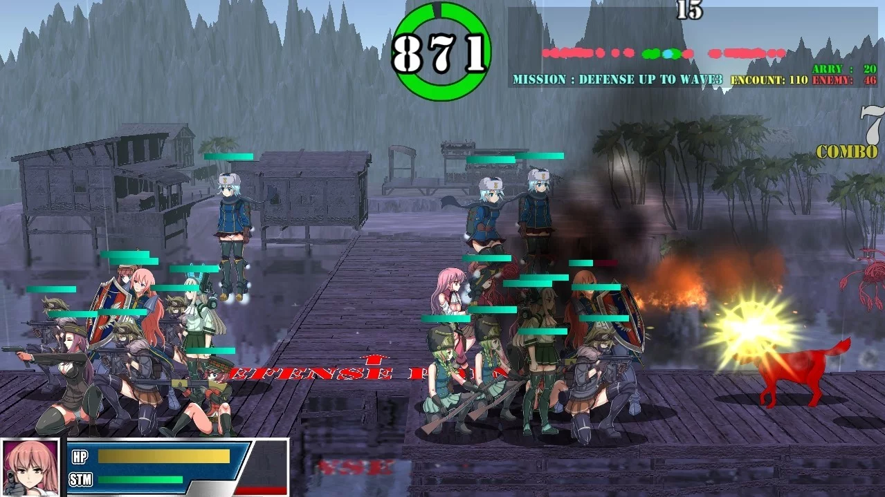 Изображение игры: GIRLS DEFENCE