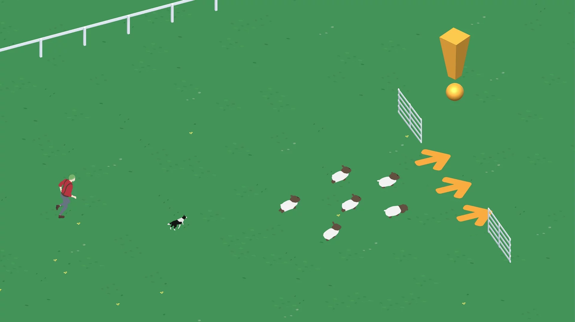 Изображение игры: Come Bye: A Sheepdog Simulator
