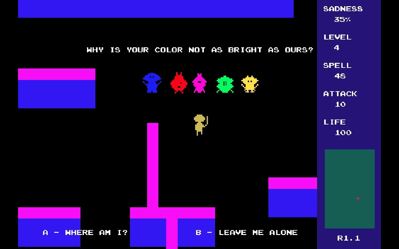 Изображение игры: The Odd Neon Void
