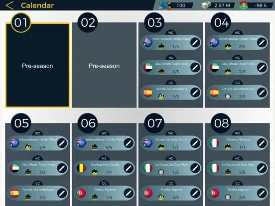 Изображение игры: Live Cycling Manager 2