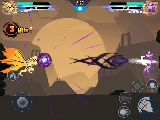 Изображение игры: Stick Shadow Fighter