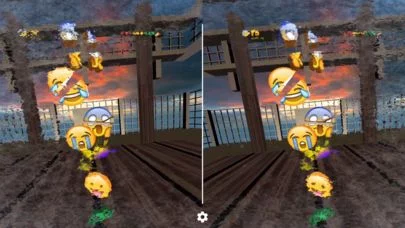 Изображение игры: Emoji Samurai VR: Slice and dice emojis for Google Cardboard
