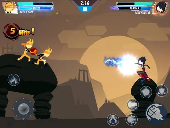 Изображение игры: Stick Shadow Fighter