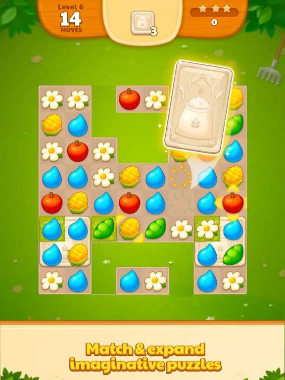Изображение игры: Garden Harvest Link Match