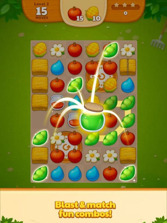 Изображение игры: Garden Harvest Link Match
