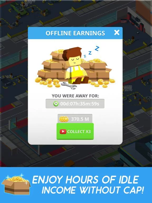 Изображение игры: Idle Mechanic Manager Tycoon