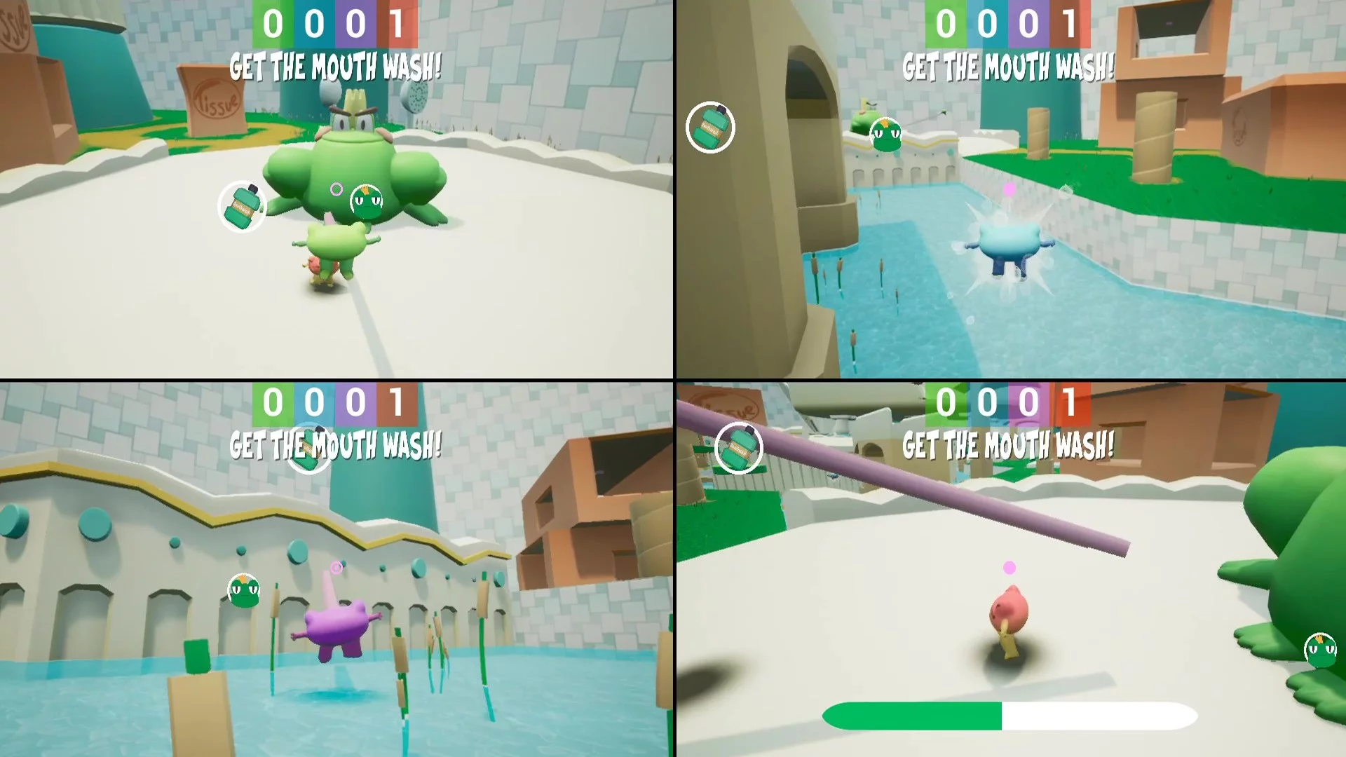 Изображение игры: Frog Bath